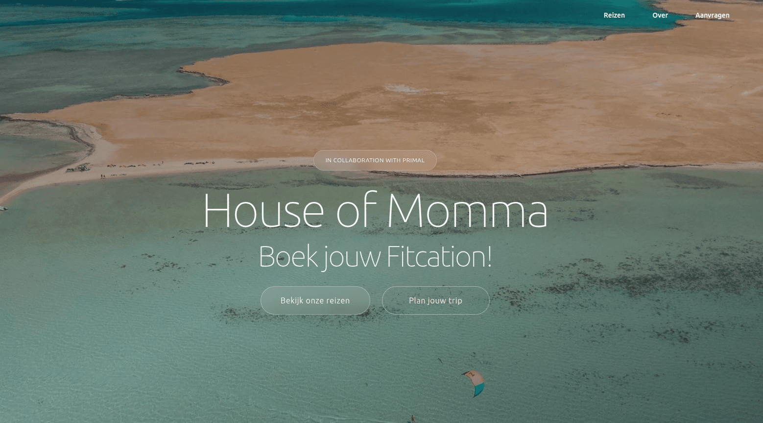 House of Momma Travel Agency Website Screenshot